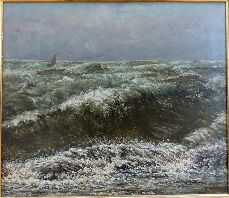 Mer d'Orage - Gustave Courbet