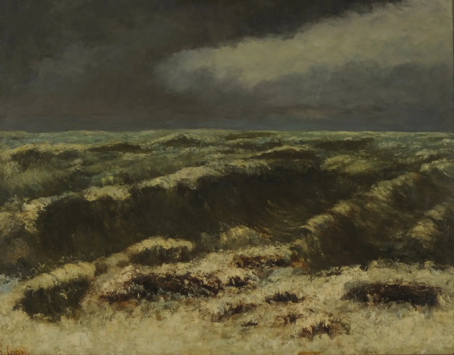 Fırtınalı Deniz - Gustave Courbet