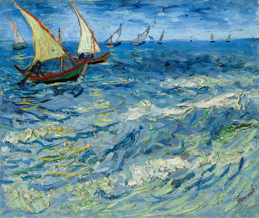 Saintes-Maries'de Deniz Manzarası - Vincent van Gogh
