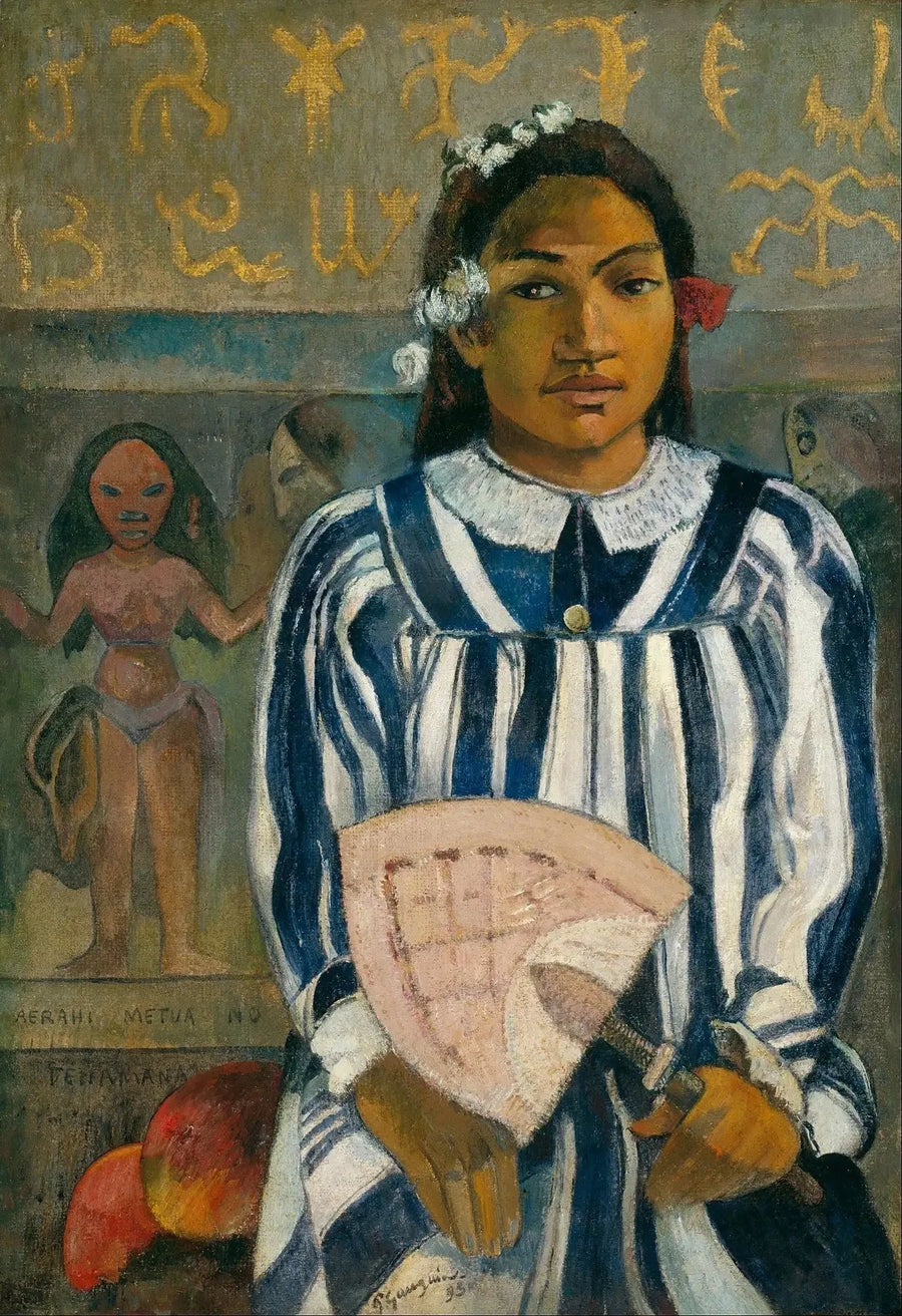 Tehamana ile Merahi - Paul Gauguin