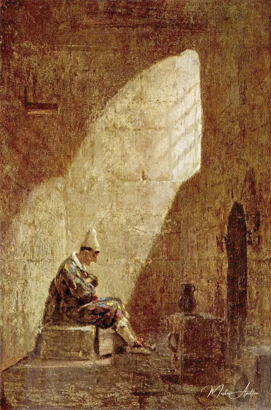 Mercredi des Cendres - Carl Spitzweg - Reproductions de tableaux et peintures haut de gamme