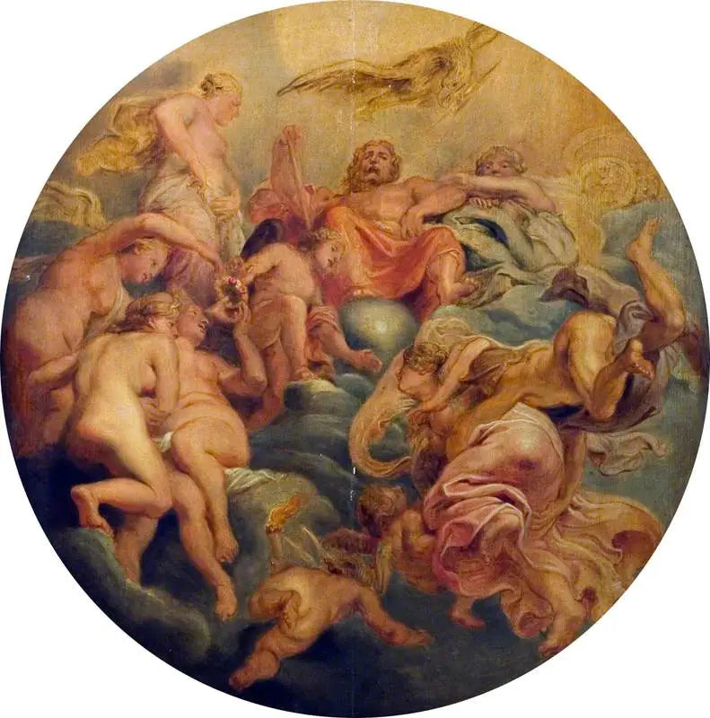 Mercure Psyché'yi Olimpos'a götürür - Peter Paul Rubens