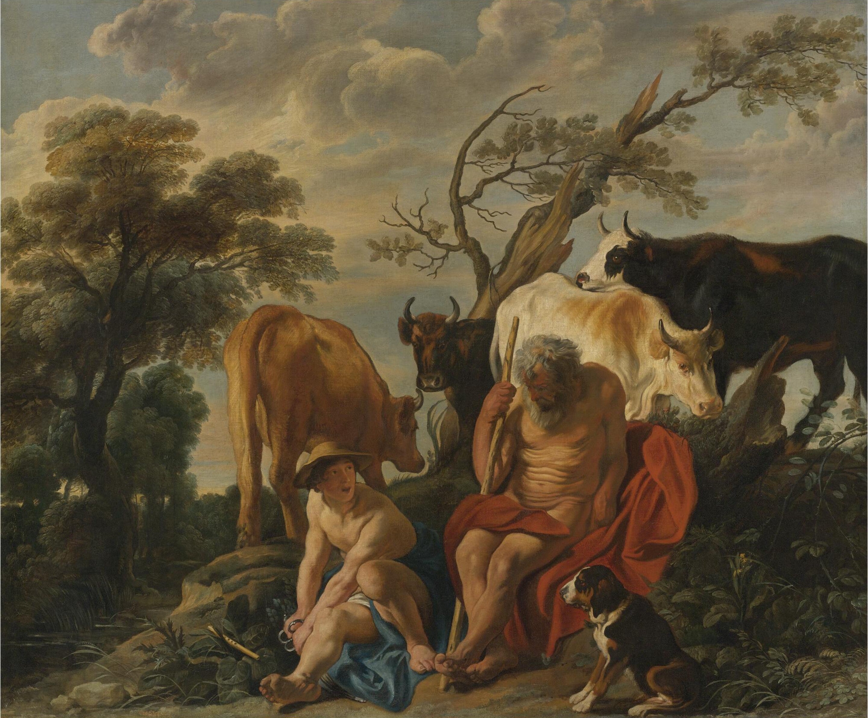 Mercure se préparant à décapiter Argus endormi - Jacob Jordaens