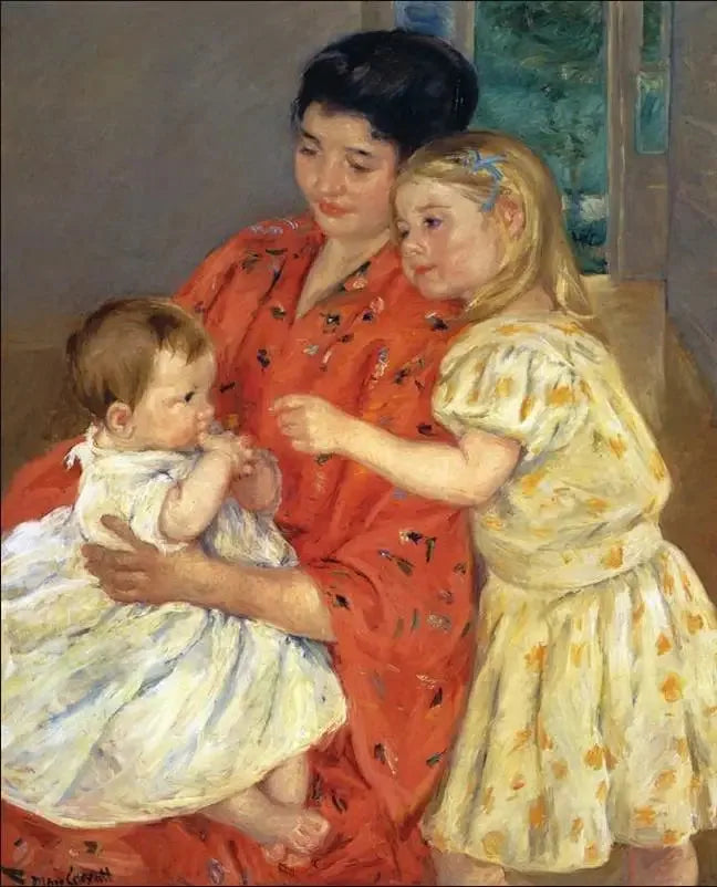 Anne ve iki çocuk - 1901 - Mary Cassatt