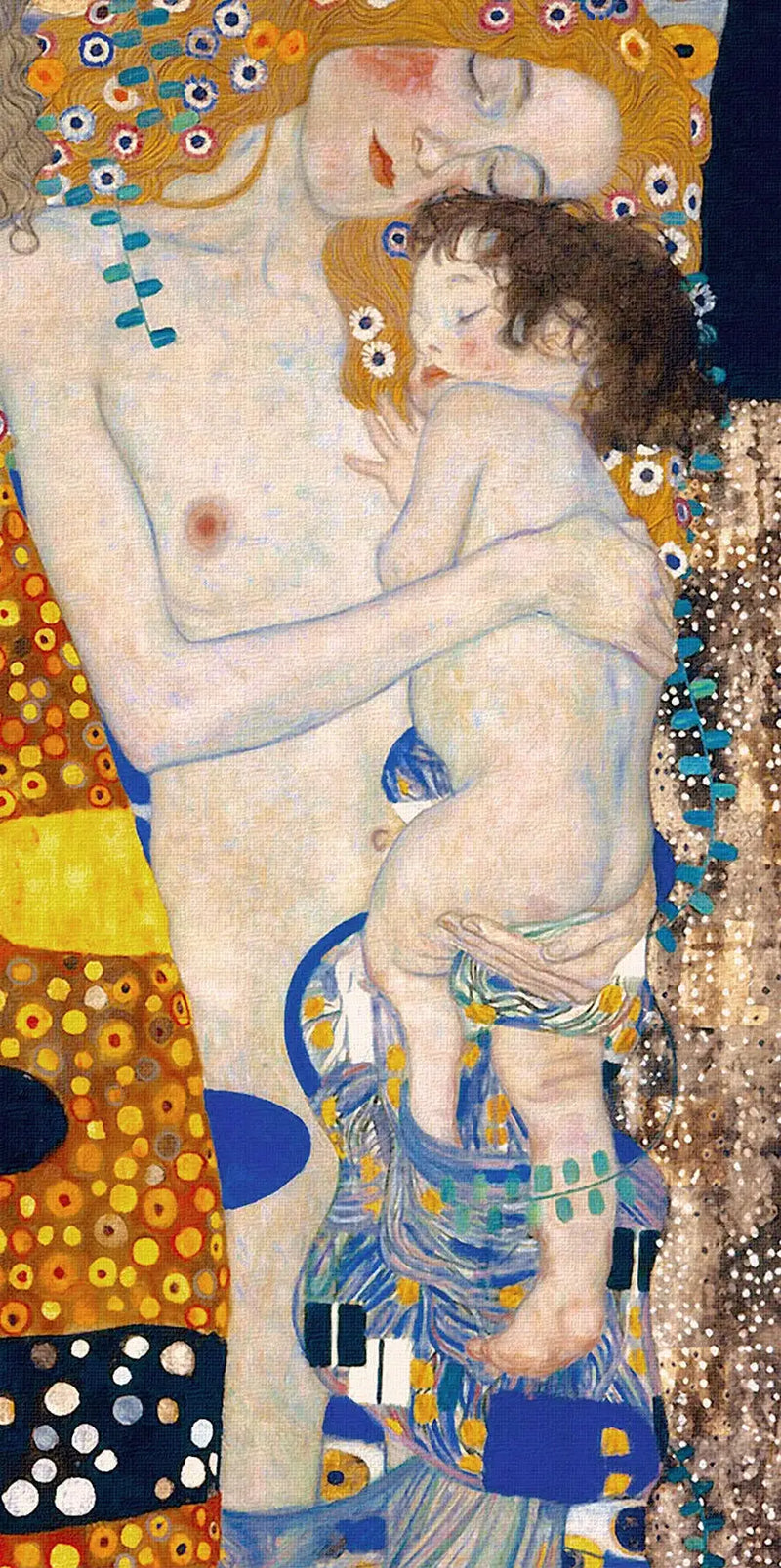 👩‍👦 Anne ve çocuk (Kadının Üç Çağı'nın Detayı II) – Gustav Klimt (1905)