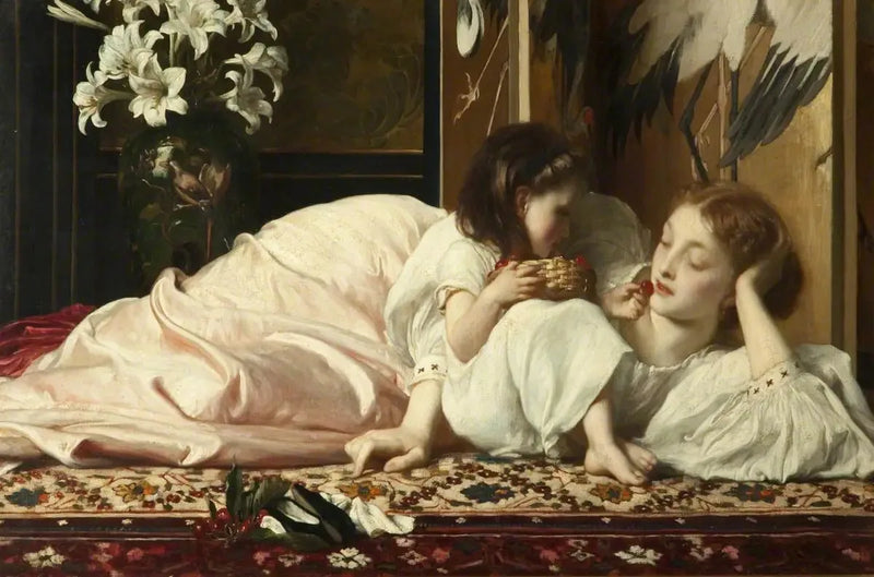 Anne ve çocuk - Frederic Leighton