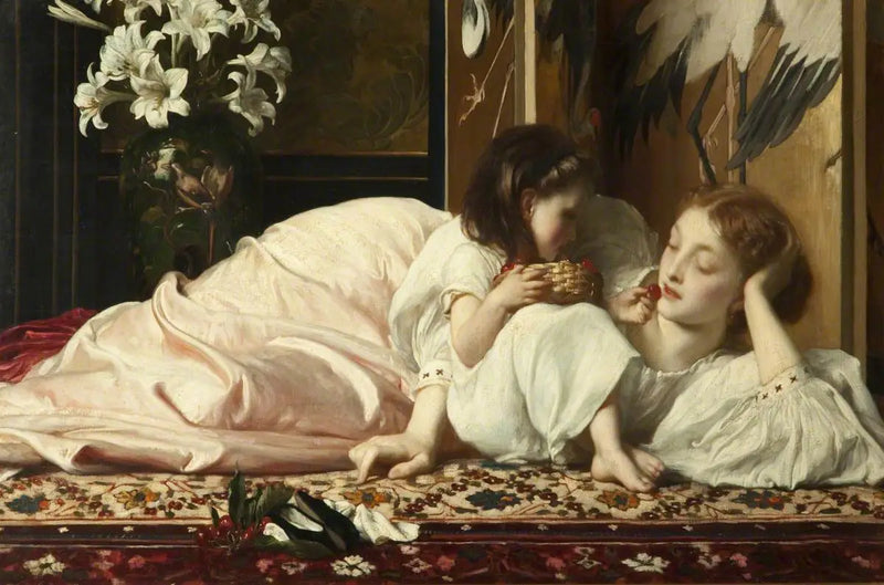 Anne ve çocuk - Frederic Leighton