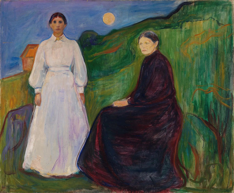Anne ve Kızı - Edvard Munch