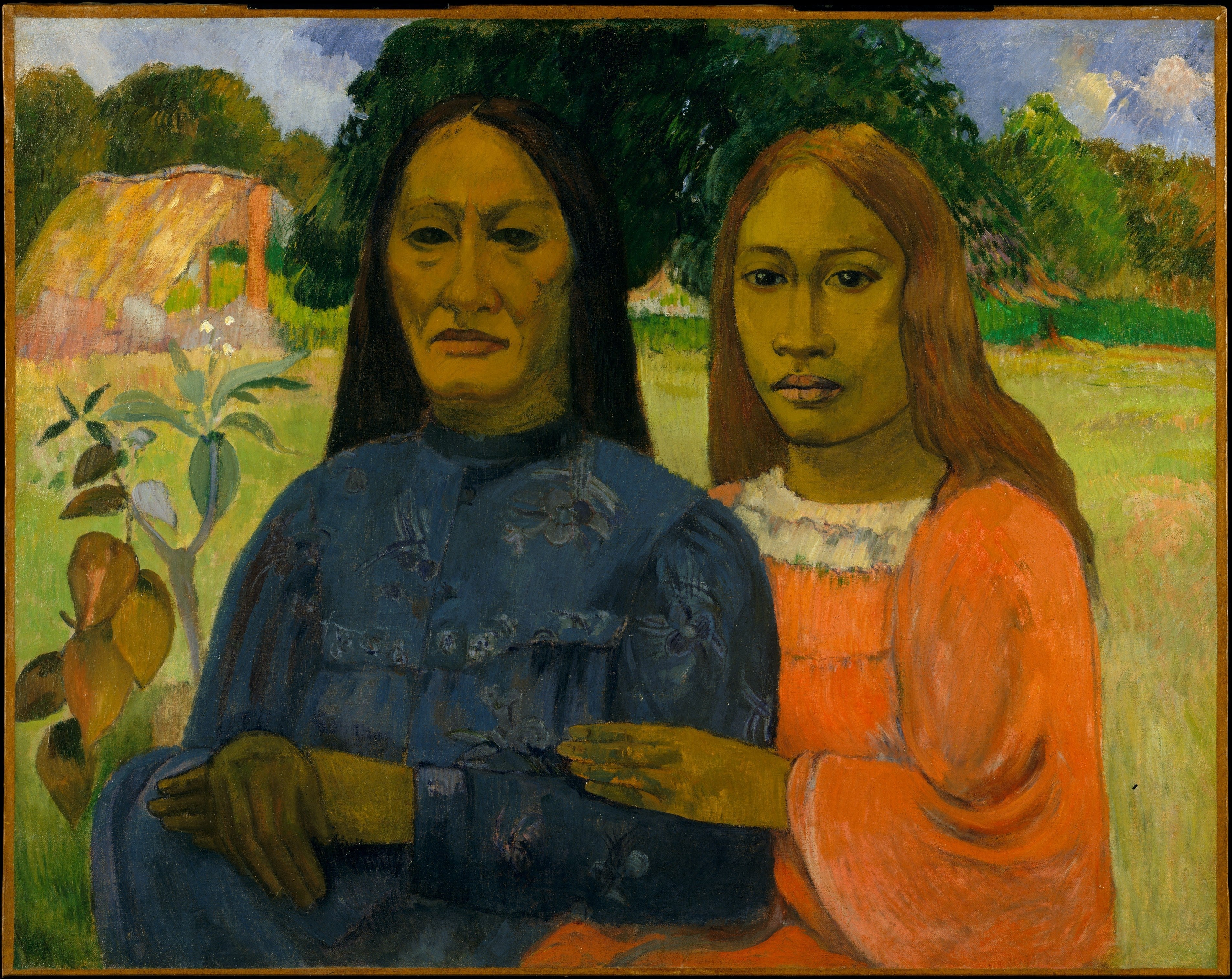 Reproduction du tableau « Mère et fille - Paul Gauguin » par Alpha Reproduction en peinture à l’huile