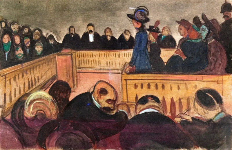 Mahkeme'deki Evlat Edinme Anneleri - Edvard Munch