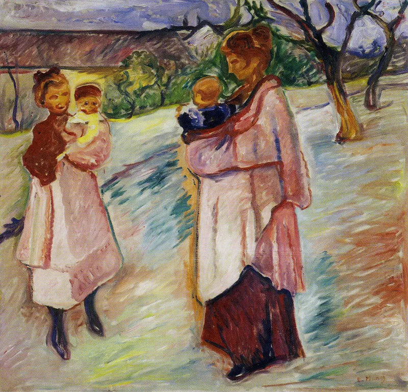 Anneler ve Çocuklar, Thüringen - Edvard Munch