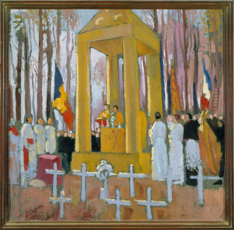 Ernest Psichari'nin mezarının önünde duruş - Maurice Denis