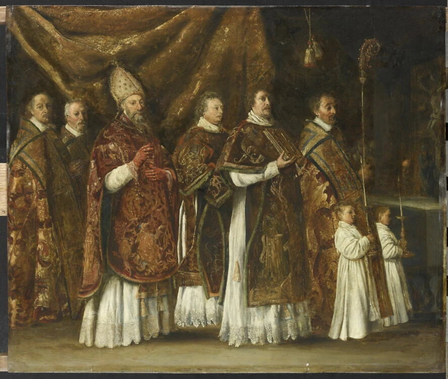 La Messe pontificale - Louis Le Nain