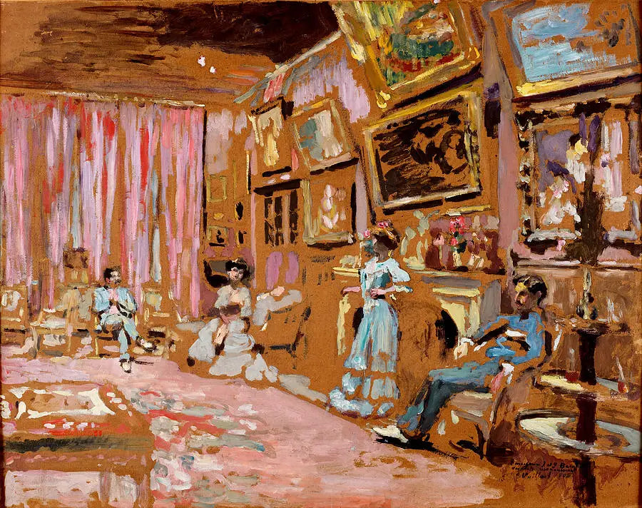 Messieurs et Mesdames Josse et Gaston Bernheim-Jeune au 107 avenue Henri Martin - Édouard Vuillard - Alpha Reproduction