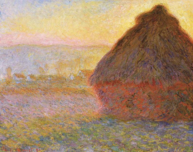 Grindstone, batan güneş W1289 - Claude Monet