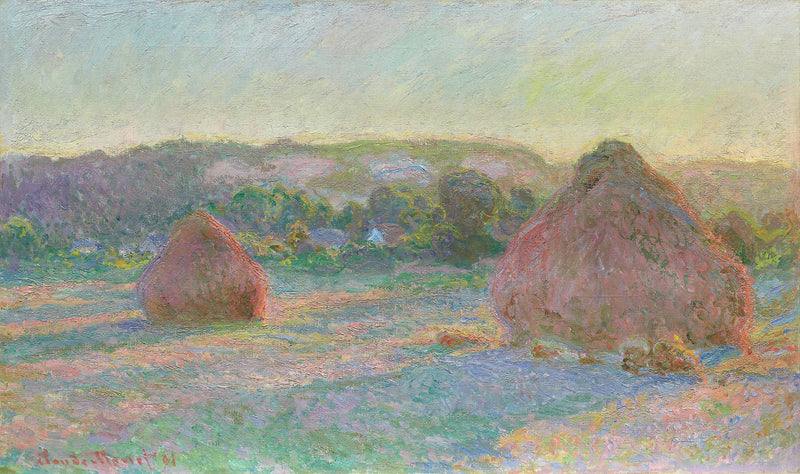 Buğday çarkları, yaz sonu W1269 - Claude Monet
