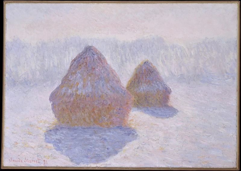 Meules, kış etkisi - Claude Monet