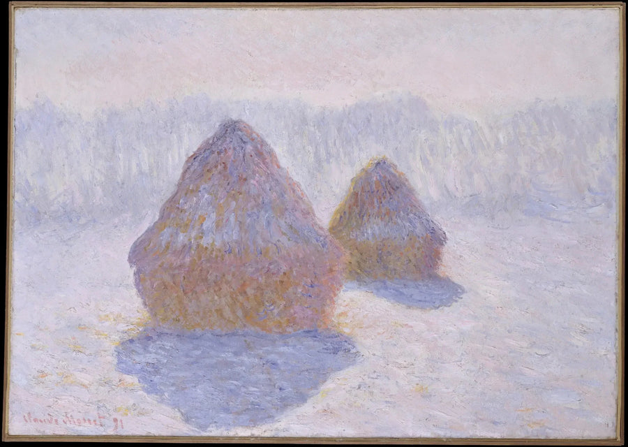 Meules, kış etkisi - Claude Monet
