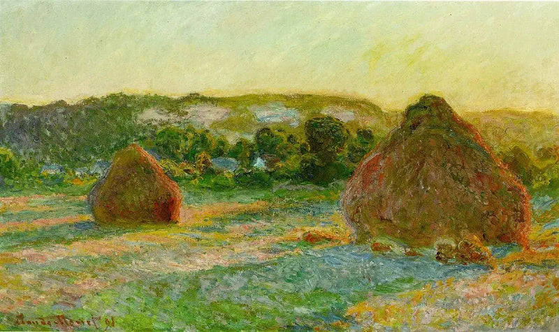 Meules, yaz sonu - Claude Monet
