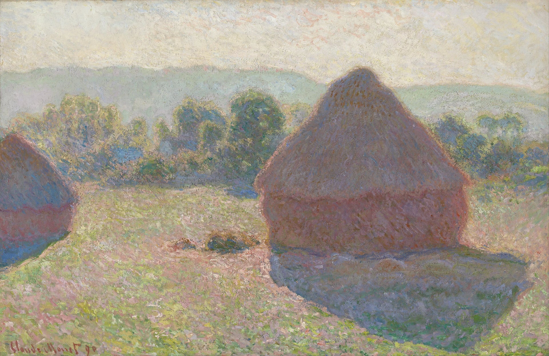 Meules, milieu du jour W1271 de Claude Monet – National Gallery of Australia 29073