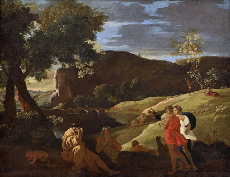 Midas, Pan ve Çobanlar - Nicolas Poussin