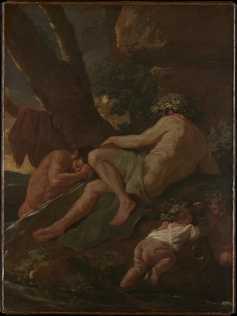 Midas'ın Pactole'da Yıkanması - Nicolas Poussin