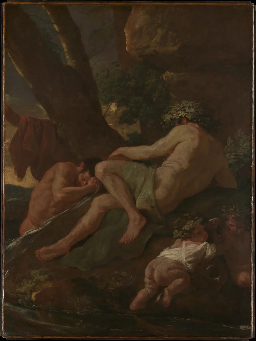 Midas'ın Pactole'da Yıkanması - Nicolas Poussin