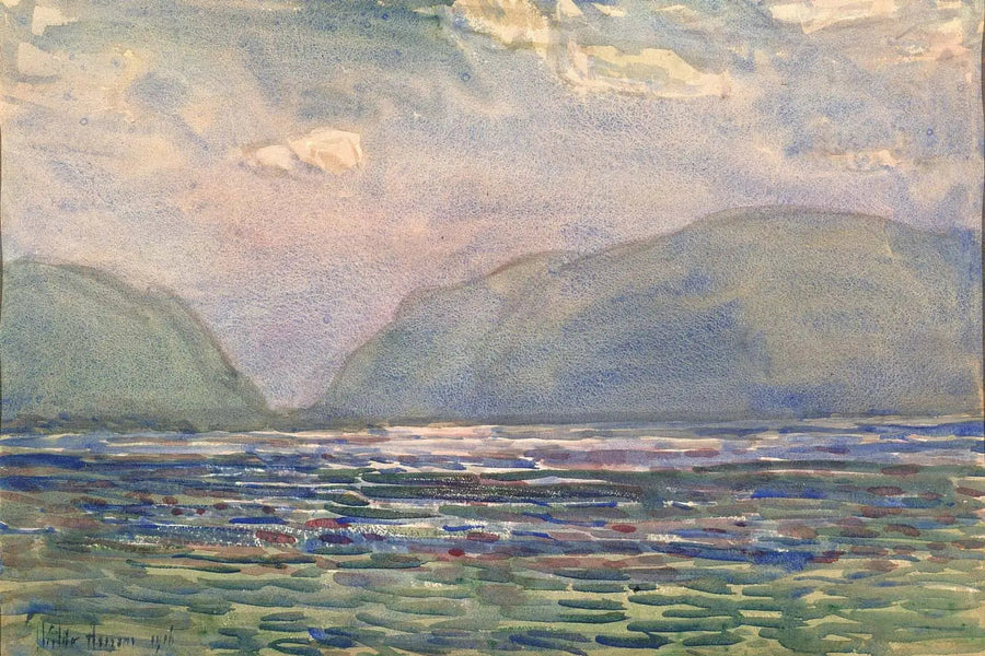 Newburgh'un Üzerindeki Midi - Childe Hassam