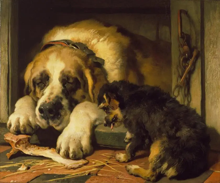Miettes douteuses - Edwin Henry Landseer - Alpha Reproduction