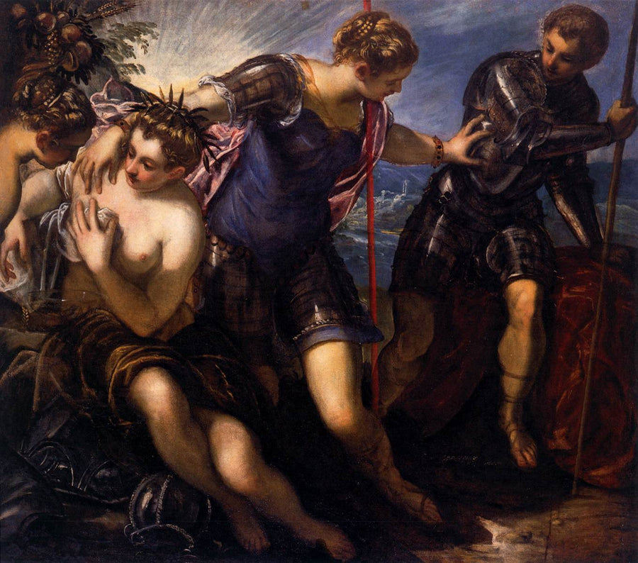 Minerve Mars'ı Barış ve Refah'tan Uzaklaştırıyor - Jacopo Tintoretto