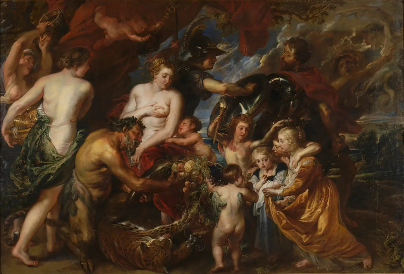 Mars Barışını Koruyan Minerve - Peter Paul Rubens