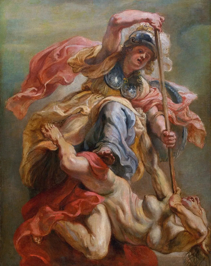 Cehaleti Aşan Minerve - Peter Paul Rubens
