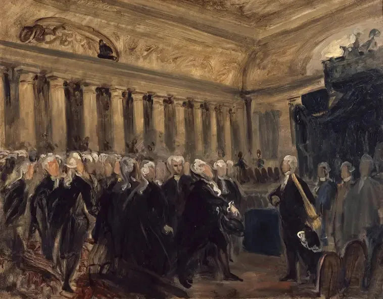 Dreux-Brézé Önünde Mirabeau - Eugène Delacroix