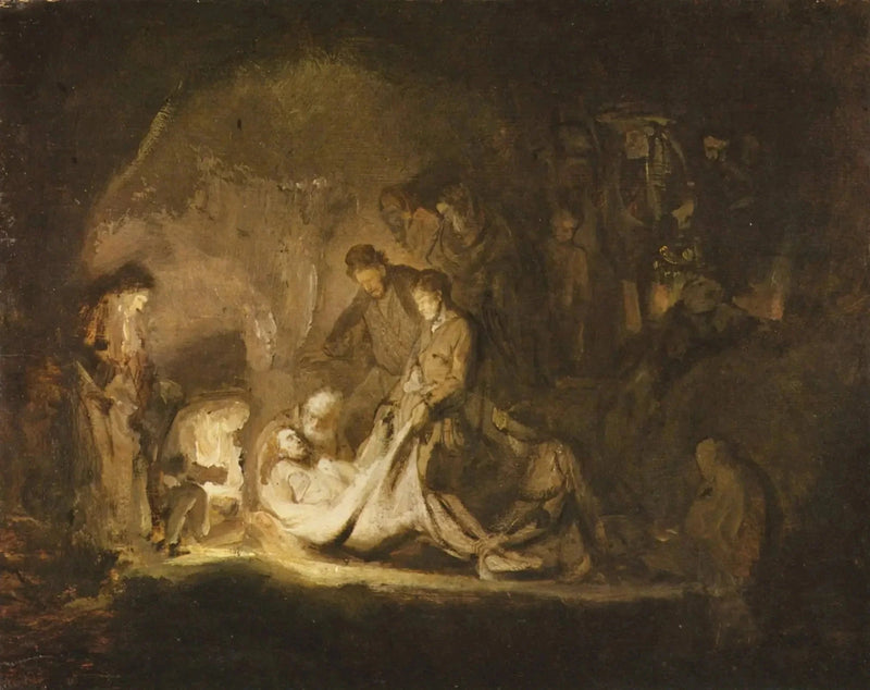Christ'in Tabuta Konulması - Rembrandt