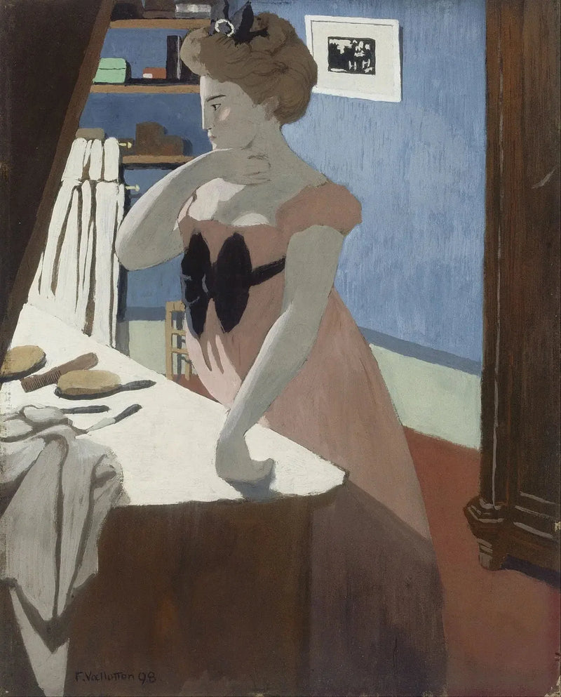 Misia'nın makyaj masası başında - Félix Vallotton