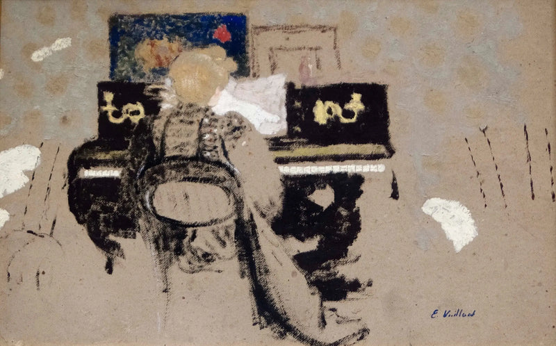 Misia piyano ile - Édouard Vuillard