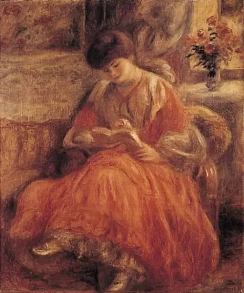 Misia Godebska-Sert oturmuş - Pierre-Auguste Renoir