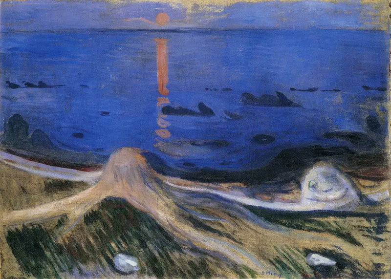 Kıyıda Gizem - Edvard Munch
