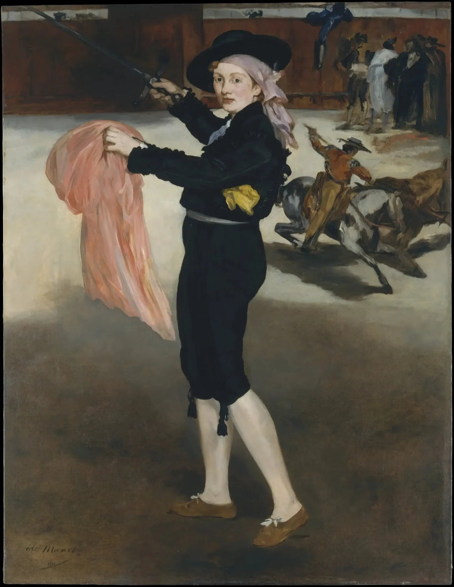 Mlle V. espadacı kostümüyle - Édouard Manet
