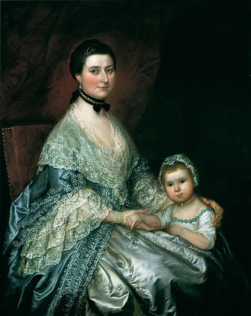 Mme Bedingfield ve kızı - Thomas Gainsborough