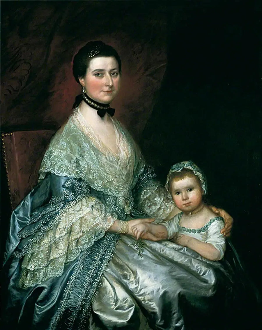 Mme Bedingfield ve kızı - Thomas Gainsborough