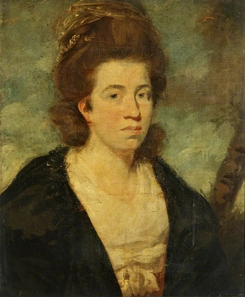 Plymouth'ten Mme Bower (?) - Joshua Reynolds