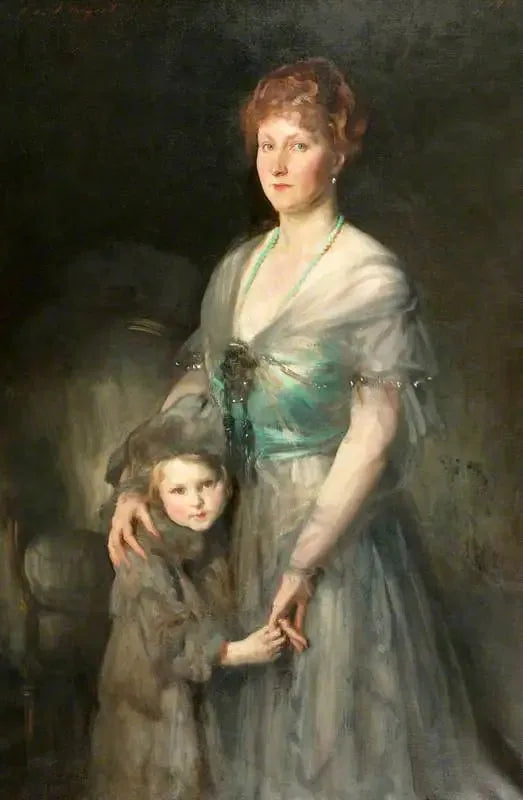 Duxbury Hanımı ve Kızı - John Singer Sargent