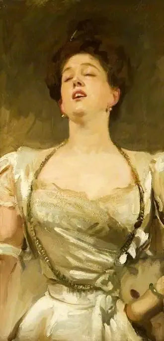Madam George Batten şarkı söylerken - John Singer Sargent