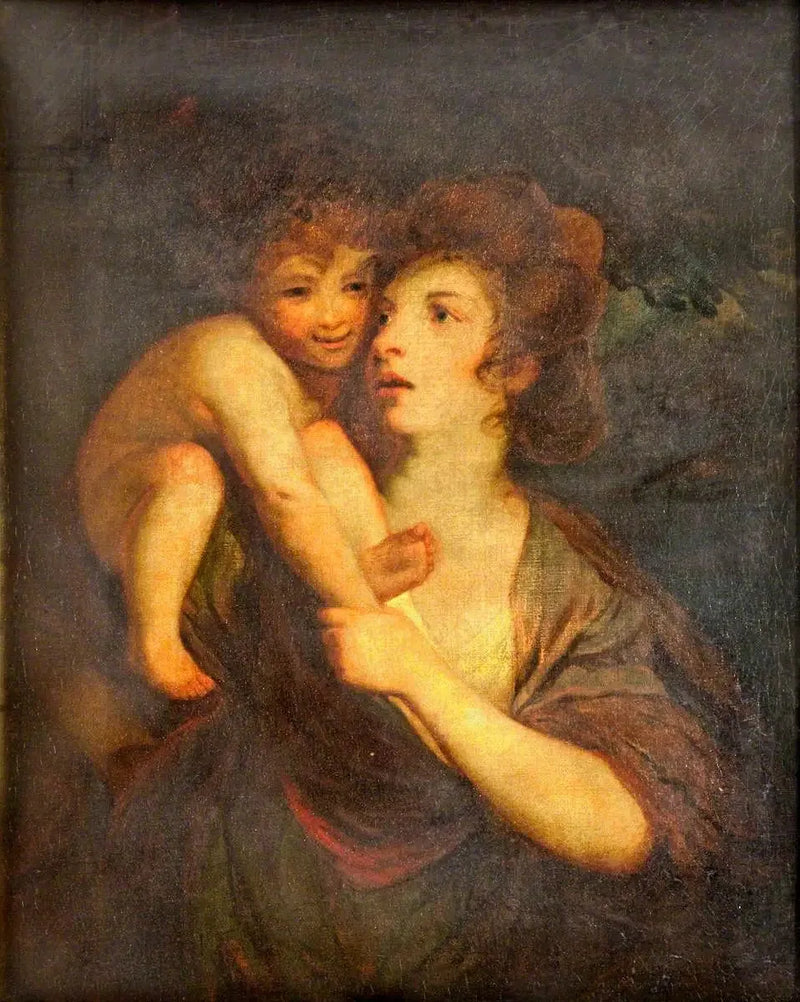 Mme Hartley (1750/1751–1824) ve çocuğu - Joshua Reynolds