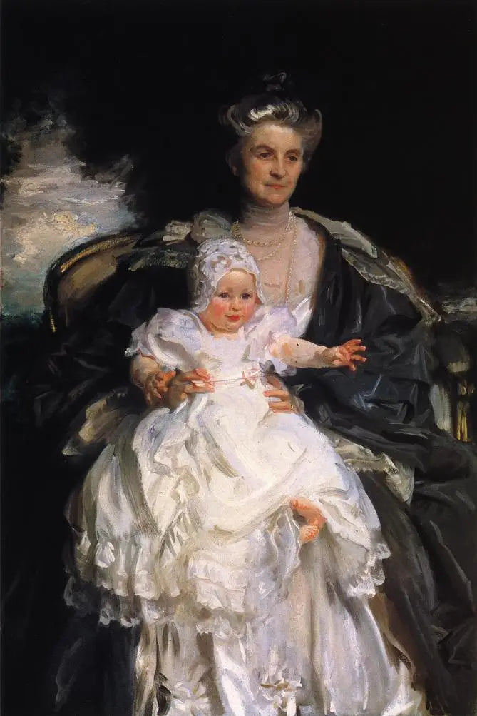 Madam Henry Phipps ve torunu Winston - John Singer Sargent