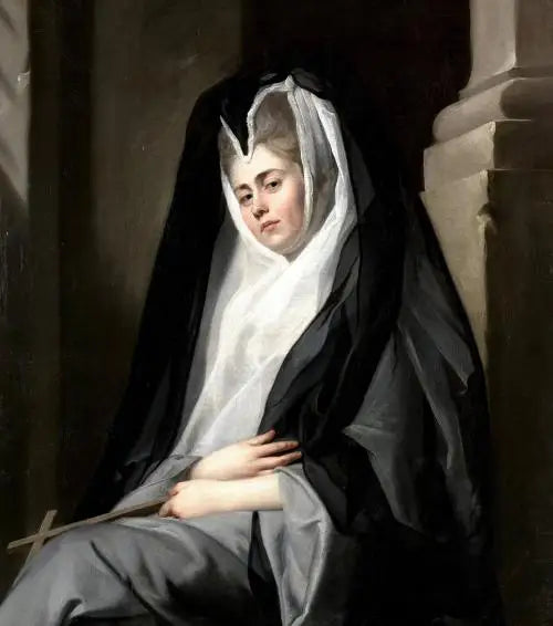 Mary Robinson Hanımefendi, bir rahibe rolünde - John Singleton Copley