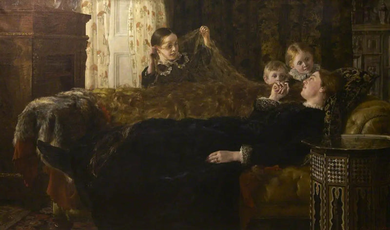 Mme Mortimer Collier ve ailesi - John Collier