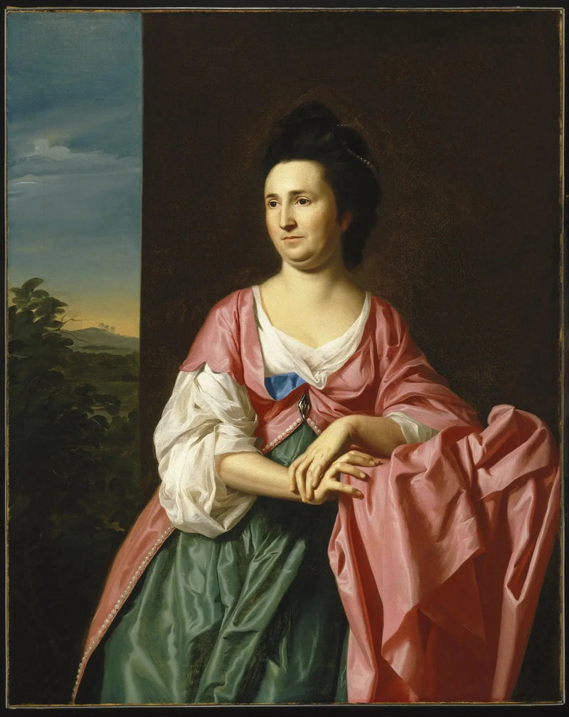 Mme Sylvester Gardiner, Abigail Pickman olarak doğmuş, eski Mme William Eppes - John Singleton Copley