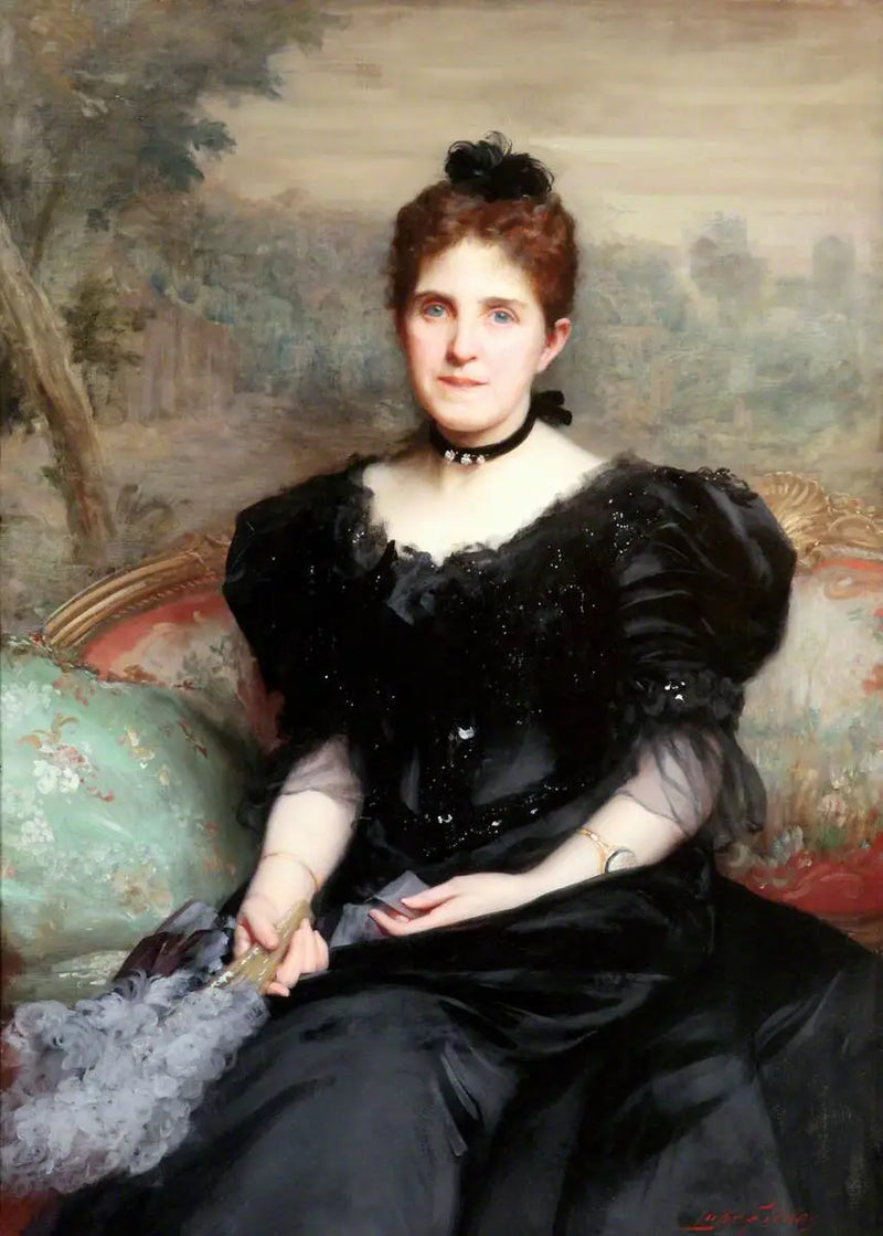 Mme William Hesketh Lever (c.1851–1913), daha sonra 1. Lady Lever - Luke Fildes